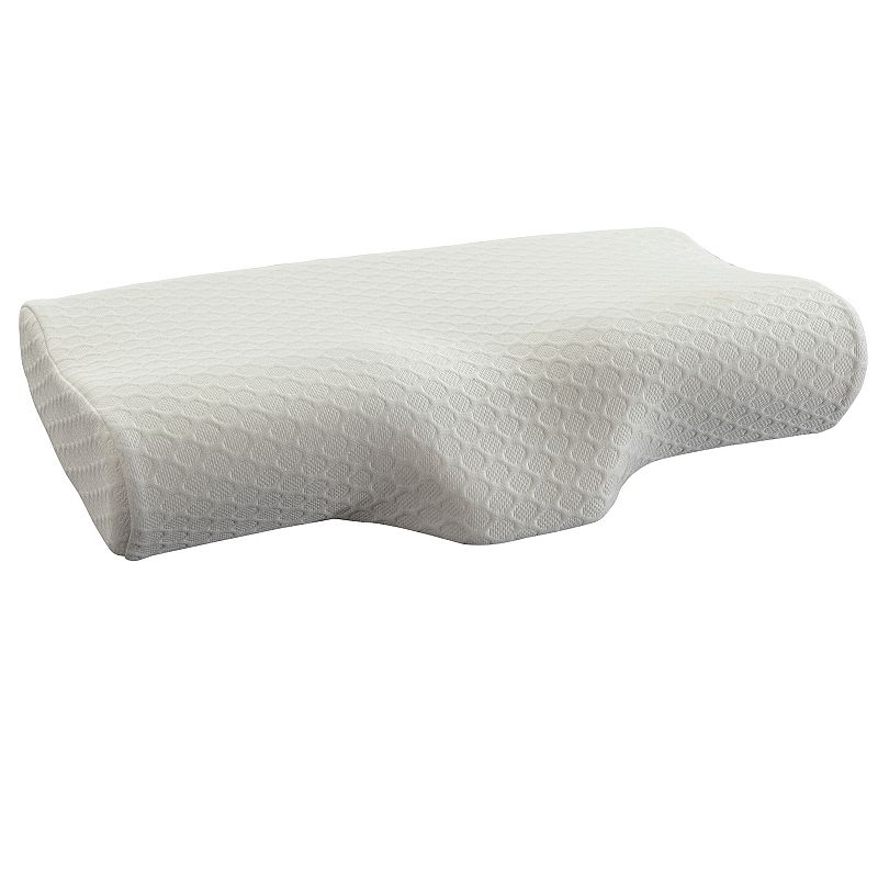 83351365 Home-Complete Memory Foam Cervical Neck Pillow, Wh sku 83351365