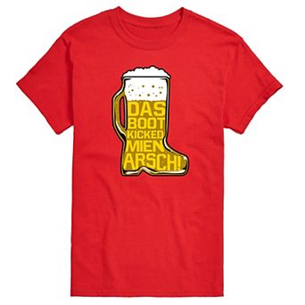 Big & Tall Beer Glass DasBoot Graphic Tee