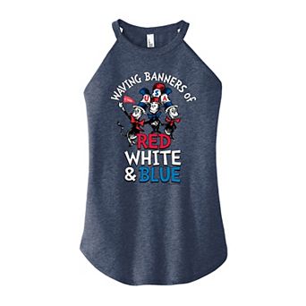Juniors' Dr. Seuss Waving Banner Graphic Tank Top