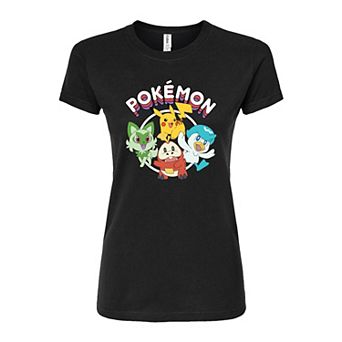 Juniors' Pokemon Scarlet Fitted Graphic Tee