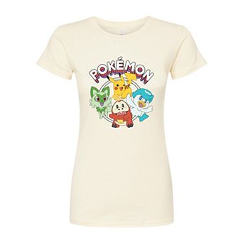 Juniors' Pokemon Scarlet Fitted Graphic Tee