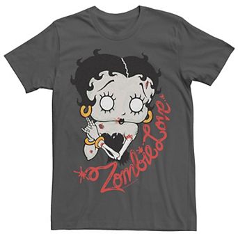 Men's Betty Boop Zombie Love Graphic Tee