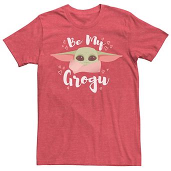 Men's Star Wars: The Mandalorian Grogu Valentine's Day Be My Grogu Tee