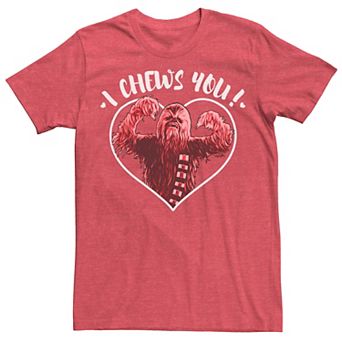 Men's Star Wars The Mandalorian I Chews You Valentine's Day Graphic Tee