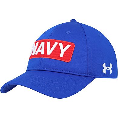 Men's Under Armour Royal Navy Midshipmen 2022 Special Games NASA Performance Adjustable Hat