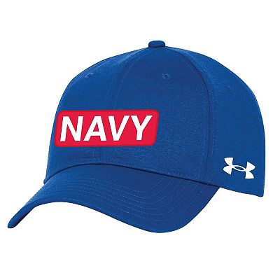 Men's Under Armour Royal Navy Midshipmen 2022 Special Games NASA Performance Adjustable Hat