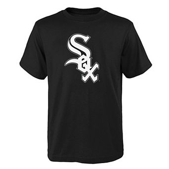 Youth Black Chicago White Sox Logo Primary Team T-Shirt