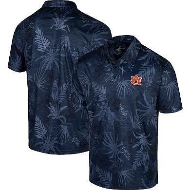 Men's Colosseum Navy Auburn Tigers Palms Team Polo