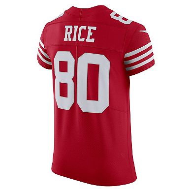 Men's Nike Jerry Rice Scarlet San Francisco 49ers Vapor Elite Retired Player Jersey