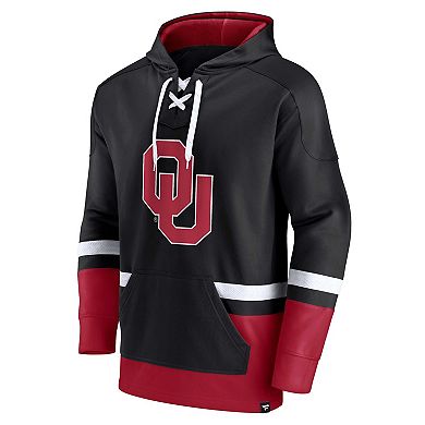 Men's Fanatics Branded Black Oklahoma Sooners First Battle Pullover Hoodie