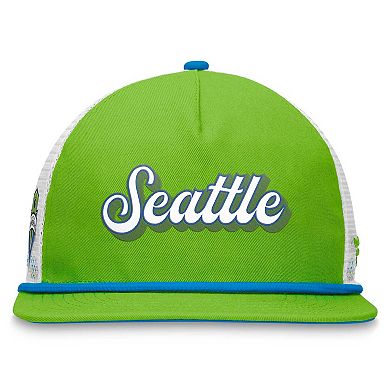 Men's Fanatics Branded Green/White Seattle Sounders FC True Classic Golf Snapback Hat