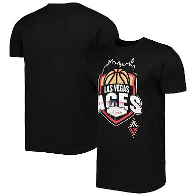 Unisex Stadium Essentials Black Las Vegas Aces Crest T-Shirt
