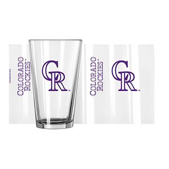 Colorado Rockies 16oz. Team Wordmark Game Day Pint Glass