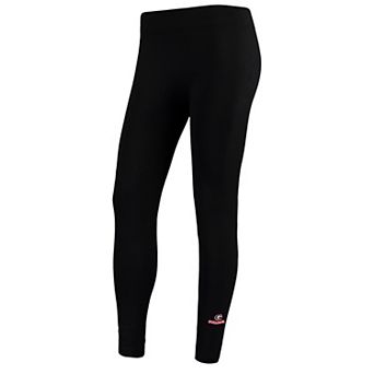 Women's ZooZatz Black Georgia Bulldogs Fleece Leggings