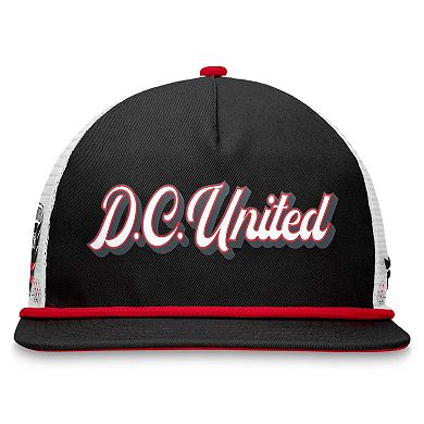 Men's Fanatics Branded Black/White D.C. United True Classic Golf Snapback Hat