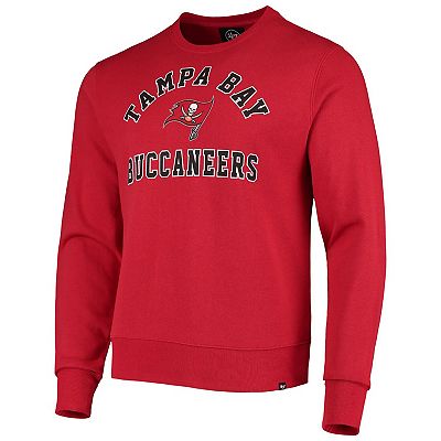 Men's '47 Red Tampa Bay Buccaneers Varsity Arch Headline Fleece