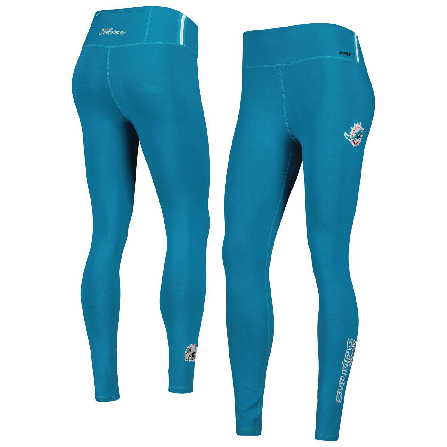 Women's Pro Standard Cream Miami Dolphins Retro Classic Jersey Leggings