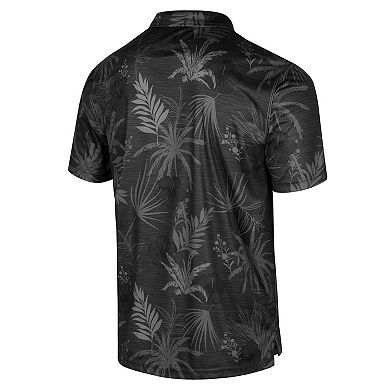 Men's Colosseum Black UCF Knights Palms Team Polo