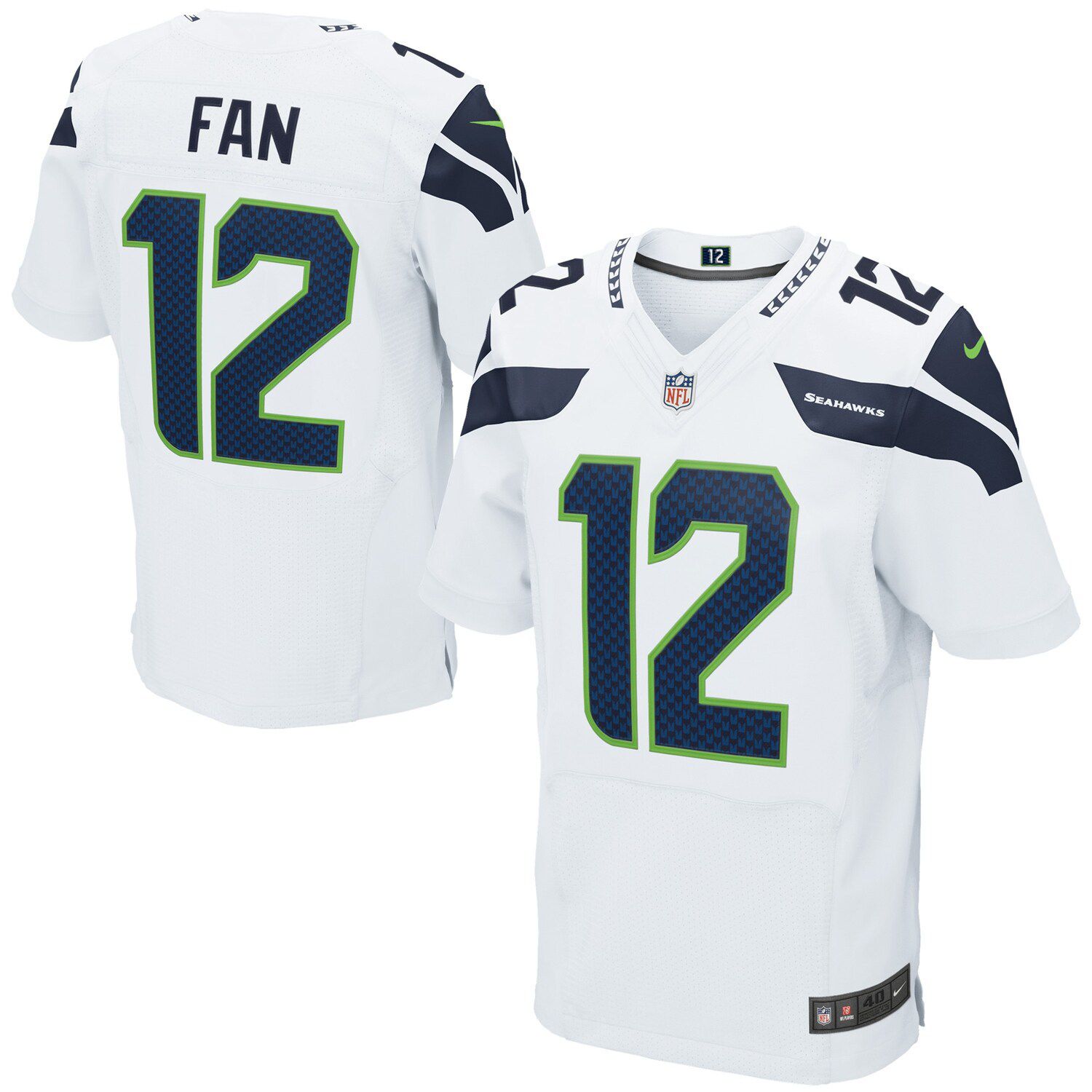 Women's Nike Geno Smith White Seattle Seahawks Game Player Jersey