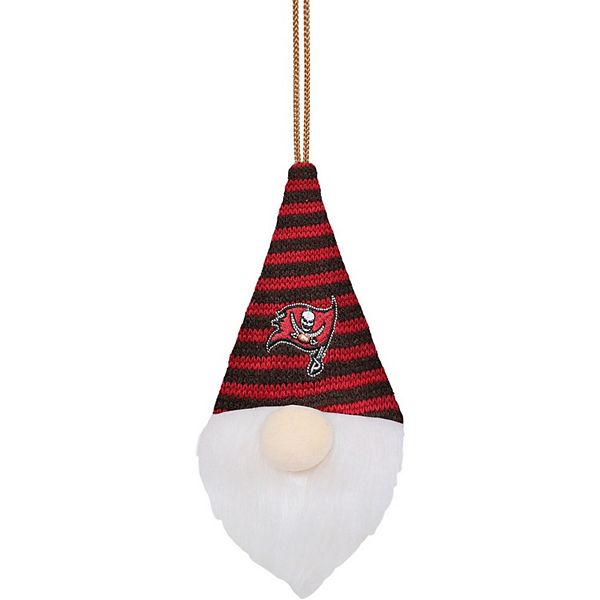 FOCO Tampa Bay Buccaneers Plush Striped Hat Gnome Ornament