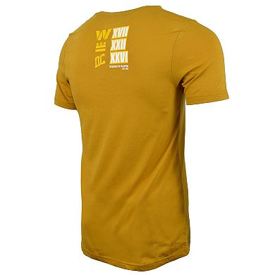 Men's DC PROPER Gold Washington Commanders District of Champions T-Shirt