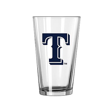 Texas Rangers 16oz. Team Wordmark Game Day Pint Glass