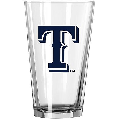Texas Rangers 16oz. Team Wordmark Game Day Pint Glass