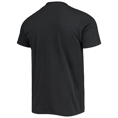 Men's '47 Black Arizona Cardinals Team Stripe T-Shirt