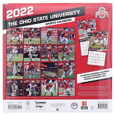 Ohio State Buckeyes 2022 Mini Wall Calendar