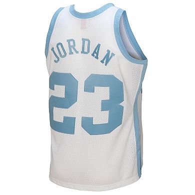 Men's Mitchell & Ness Michael Jordan White North Carolina Tar Heels 1983/84 Authentic Retired Player Jersey