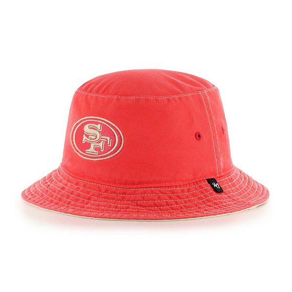 San Francisco 49ers New Era Logo Bucket Hat - Scarlet