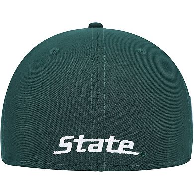Men's New Era Green Michigan State Spartans Patch 59FIFTY Fitted Hat