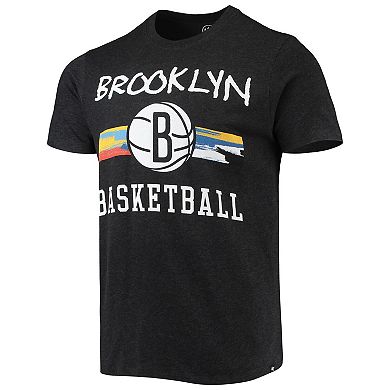 Men's '47 Black Brooklyn Nets City Edition Club T-Shirt