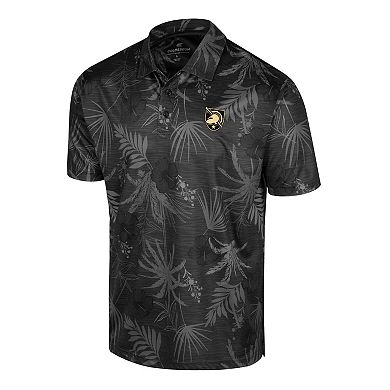 Men's Colosseum Black Army Black Knights Palms Team Polo