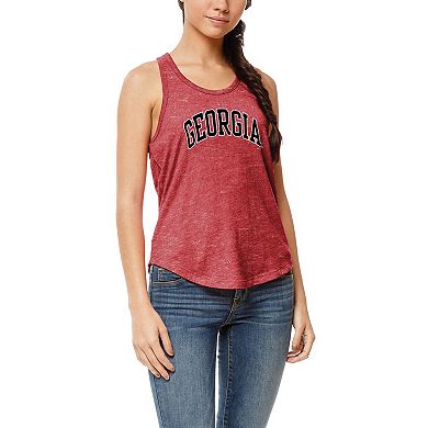 Printed Scoop Neck Racerback Tank