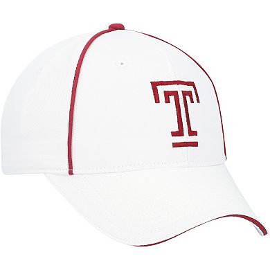 Men's Colosseum  White Temple Owls Take Your Time Snapback Hat