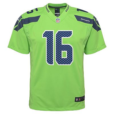 Youth Nike Tyler Lockett Green Seattle Seahawks Color Rush Game Jersey