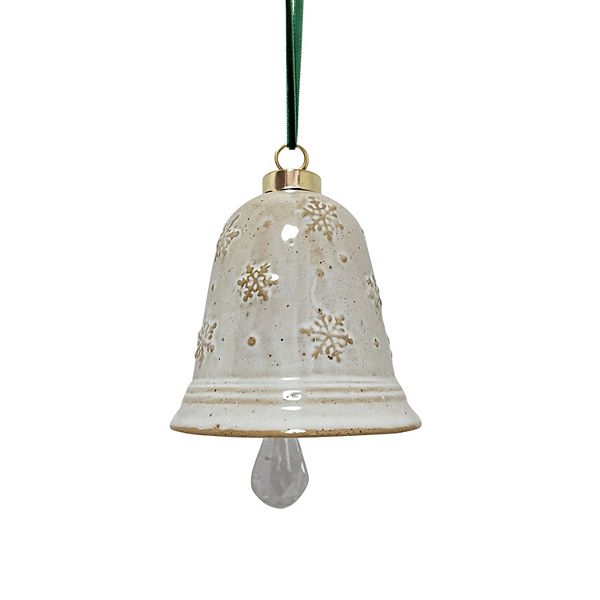 St. Nicholas Square® Porcelain Bell Pendulum Christmas Ornament
