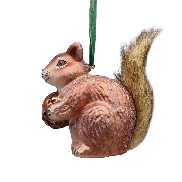 St. Nicholas Square® Glass Squirrel Christmas Ornament