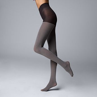 Women's Simply Vera Vera Wang Opaque 90D Control Top Tights