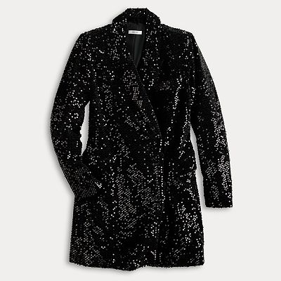 Double Breasted Blazer Plus Size Sequin Blazer Dress Plus Double
