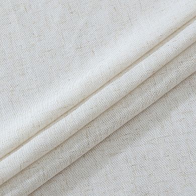 Beatrice Home Fashions Monroe Light Filtering Pole Top Set of 2 Window Curtain Panels