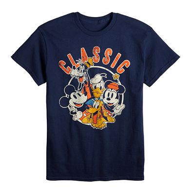 Disney's Mickey Mouse & Friends Men's Vintage Graphic Tee