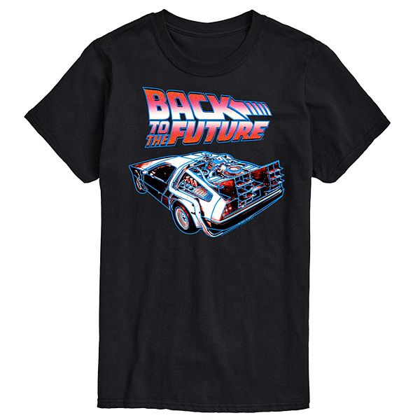 Big & Tall Back to the Future Delorean Details Graphic Tee