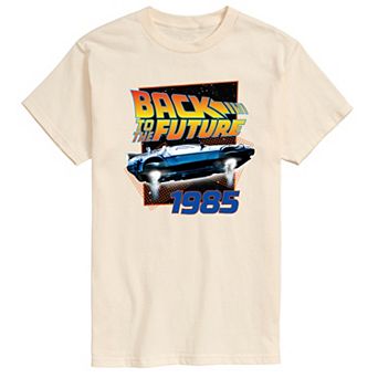 Big & Tall Back to the Future "1985" Flying Delorean Graphic Tee