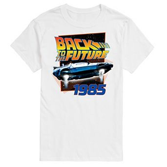 Big & Tall Back to the Future "1985" Flying Delorean Graphic Tee
