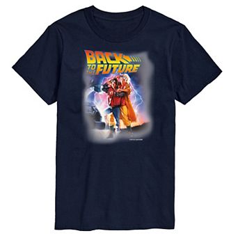 Big & Tall Back to the Future Marty And Doc Graphic Tee