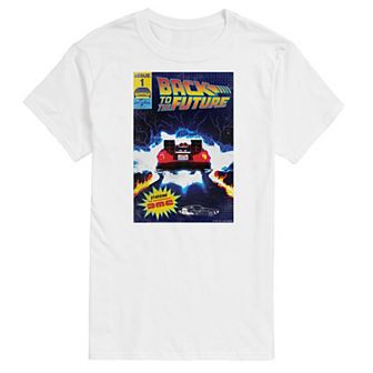 Big & Tall Back to the Future Retro Comic Graphic Tee