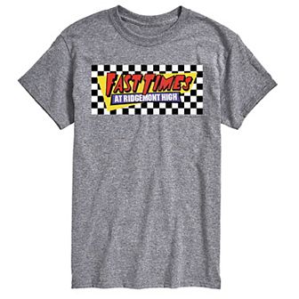 Big & Tall Fast Times At Ridgemont High Checkered Logo Graphic Tee