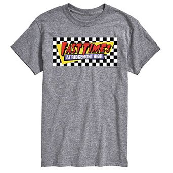 Big & Tall Fast Times At Ridgemont High Checkered Logo Graphic Tee